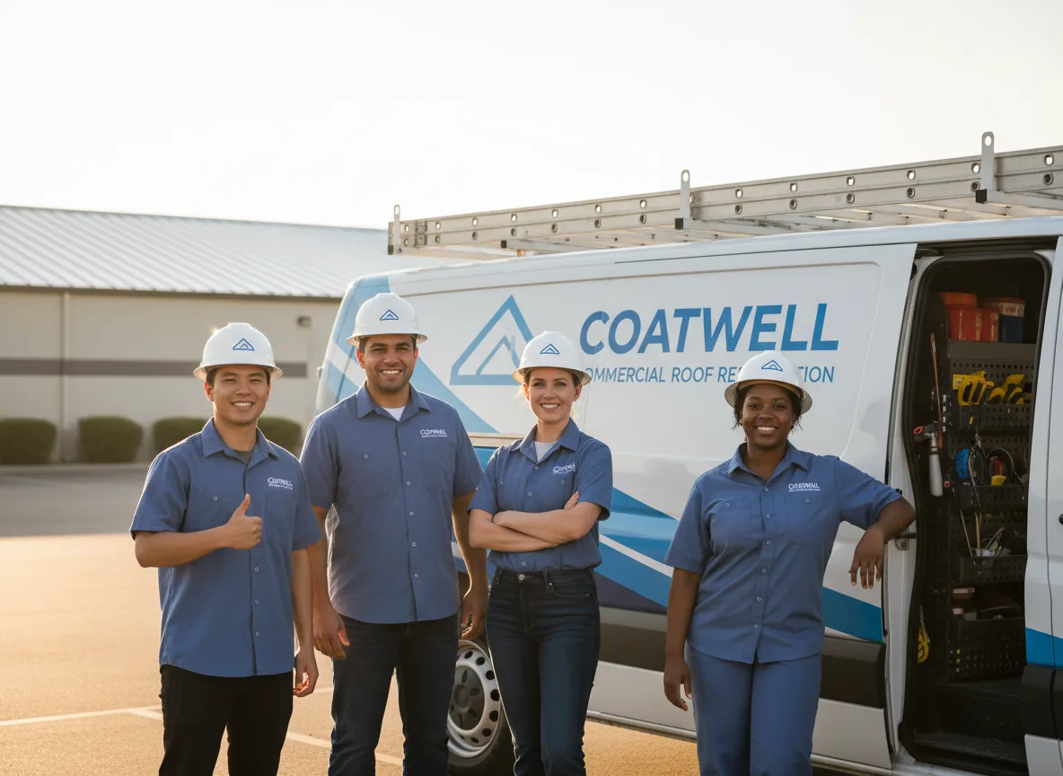 Commercial roof coating company in Portia, AR